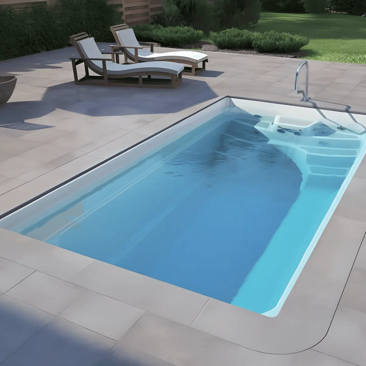 Композитный бассейн Laguna 5 — вид сверху в Выборге