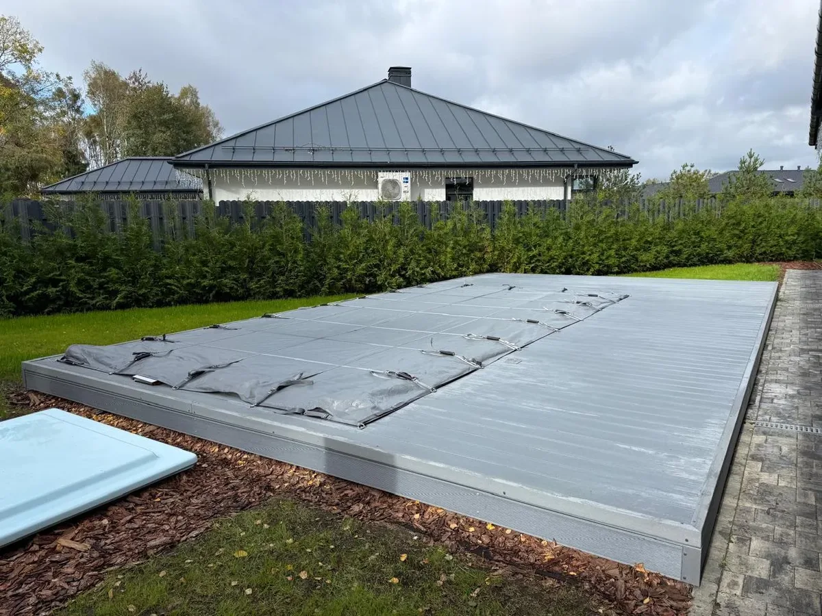 Покрывало Laguna Cover Mesh — установка в Выборге