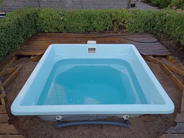 Композитная купель Laguna 2 — установка в Выборге