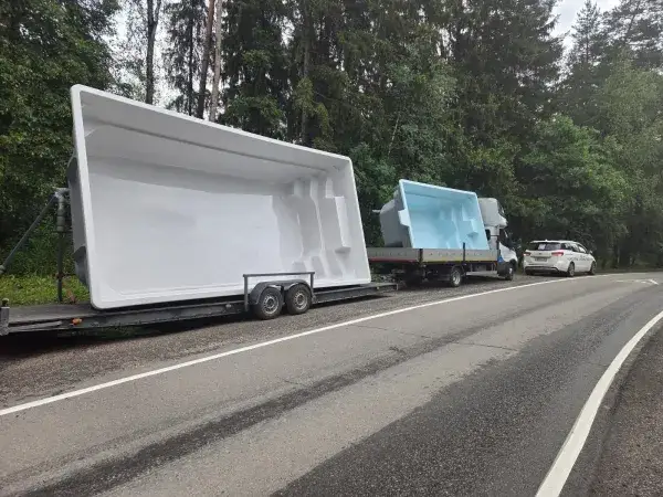 Доставка бассейна в Выборге